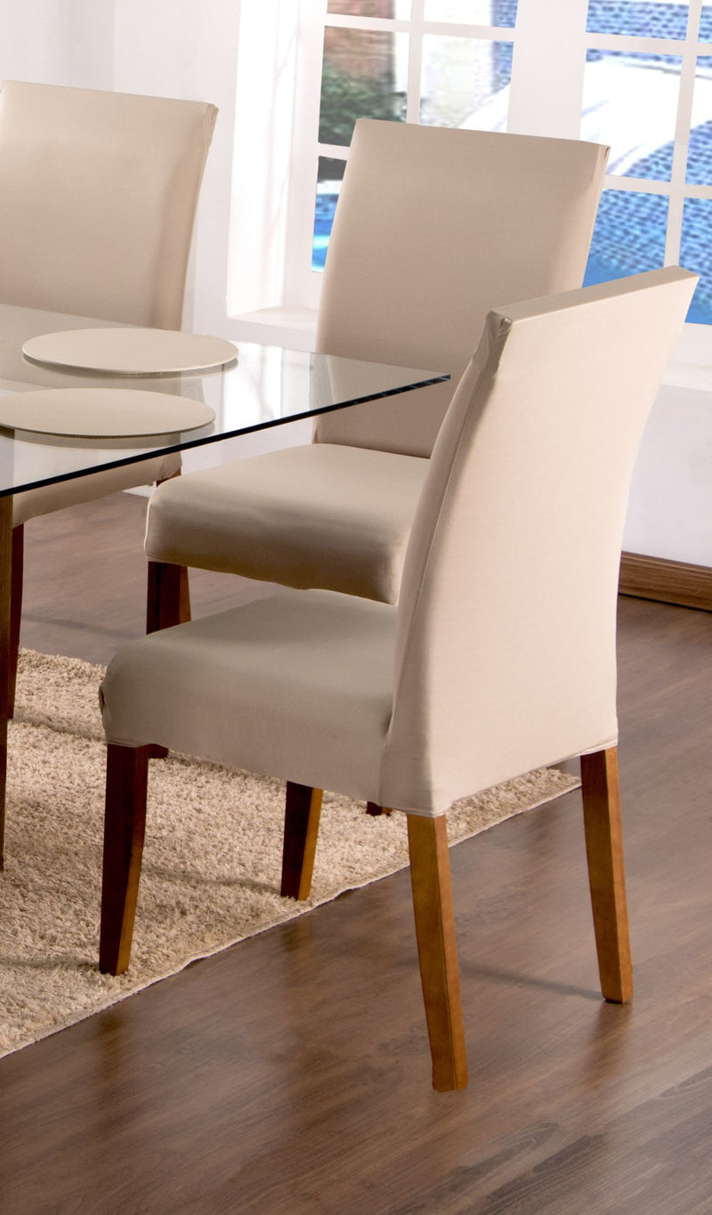 Capa de Cadeira Elástica  Avelã 04 Lugares