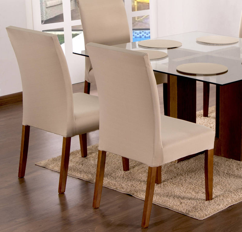 Capa de Cadeira Elástica  Avelã 04 Lugares