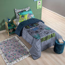 Kit Edredom Solteiro 5 Peças Game Juvenil 100% Poliéster Hipercal 400 Fios