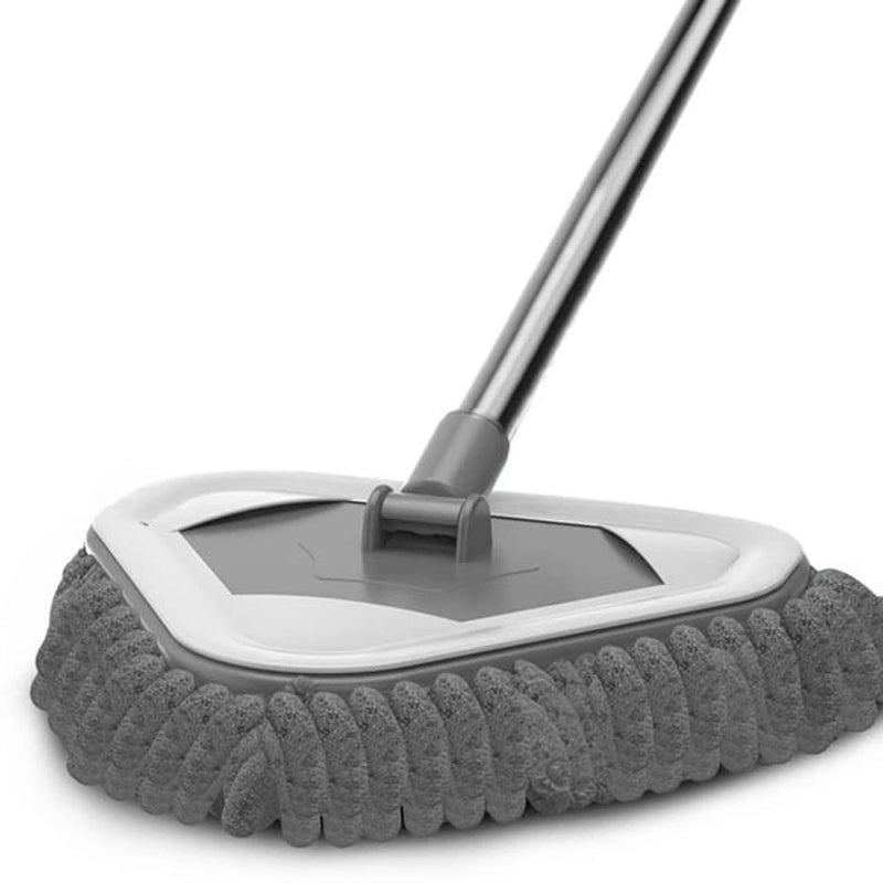 Mop Limpeza Triangular Rodo Esfregão Pano Multiuso 180°