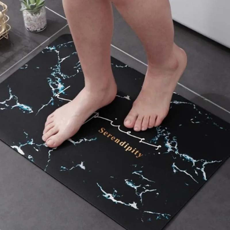 Tapete Mágico do Tiktok Super Absorvente Antiderrapante Seca em Segundos