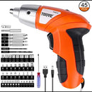 Kit Parafusadeira 4.8V 45 Acessórios Bateria Recarregável