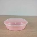 Kit 3 Potes Redondos – Para Alimentos, Freezer e Micro-ondas Cor:Rosa