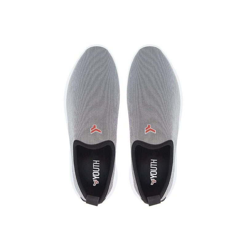 Tênis Caminhada Confortável Cinza