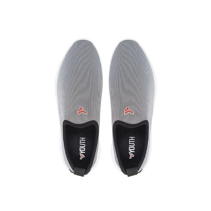 Tênis Caminhada Confortável Cinza