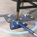 Esfregão MOP Giratório 360 Microfibra Articulado Limpeza Vidros Pisos