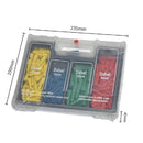 Jogo 300 Brocas e Bits para Furadeira com Buchas Coloridas