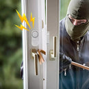 ALARME SENSOR PORTA JANELA MAGNETICO ANTI ROUBO SIRENE SEM FIO RESIDENCIAL COMER