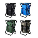 BANQUETA DOBRAVEL COM BOLSA MOCHILA SEMI TERMICA CADEIRA BANCO PARA PESCA CAMPIN