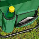 BANQUETA DOBRAVEL COM BOLSA MOCHILA SEMI TERMICA CADEIRA BANCO PARA PESCA CAMPIN