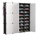SAPATEIRA MODULAR GIGANTE 12 PORTAS 144 CALCADOS ARMARIO 72 PARES ORGANIZADOR TE