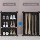 SAPATEIRA MODULAR GIGANTE 12 PORTAS 144 CALCADOS ARMARIO 72 PARES ORGANIZADOR TE