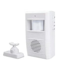 SENSOR PRESENCA LONGO ALCANCE CAMPAINHA SEM FIO ALARME MOVIMENTO MUSICAL ANUNCIA