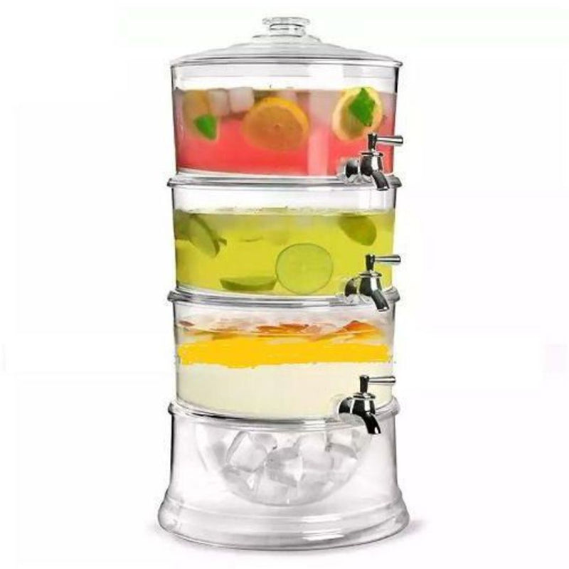 SUQUEIRA TRIPLA DISPENSER 3 EM 1 GRANDE 10,5 LITROS  MULTIUSO