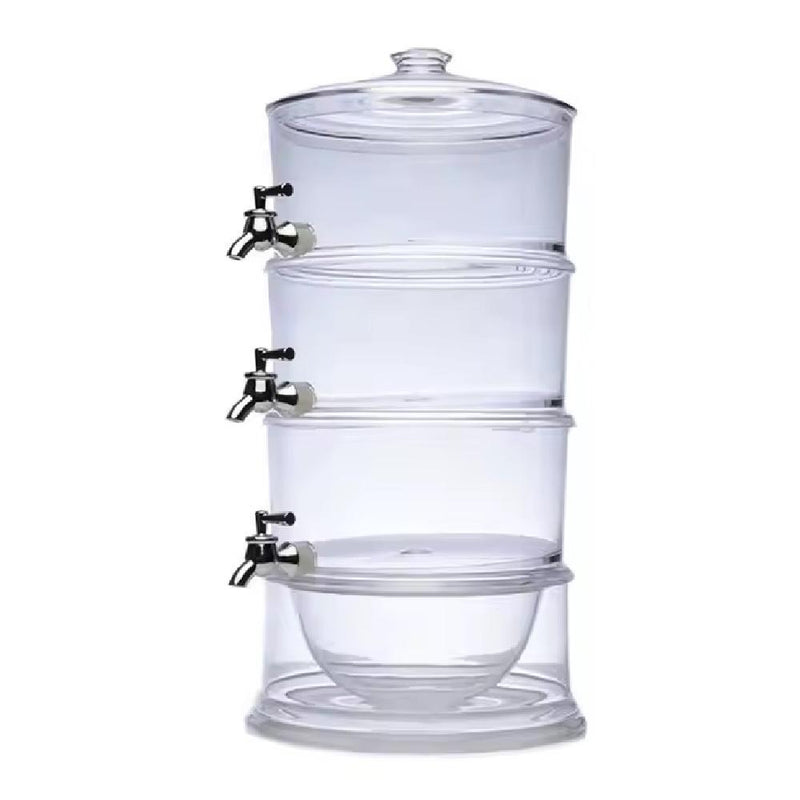 SUQUEIRA TRIPLA DISPENSER 3 EM 1 GRANDE 10,5 LITROS  MULTIUSO