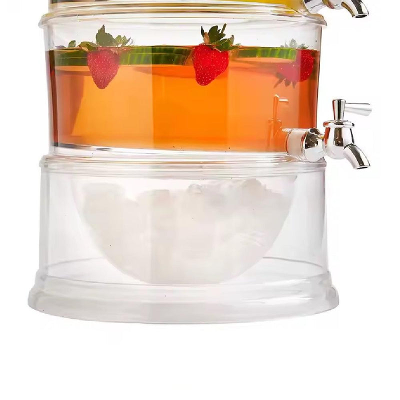 SUQUEIRA TRIPLA DISPENSER 3 EM 1 GRANDE 10,5 LITROS  MULTIUSO