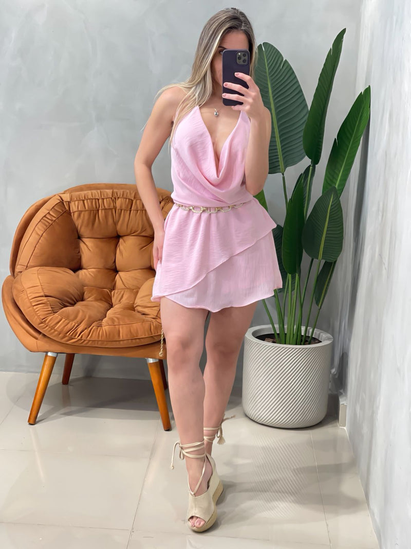 Macaquinho em Duna Gola Boba e Costas Nua