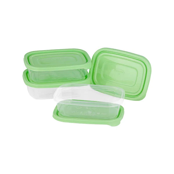 Kit 4 Potes Linha Mais 300ml Plasvale Branco