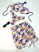 Conjunto Feminino Biquíni e Saia Curta Regulável Ibiza Ref. 1353