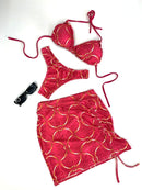 Conjunto Feminino Biquíni e Saia Curta Regulável Ibiza Ref. 1353