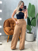 Blusa em Suplex Regata com Gola e Fivela Carla Ref. 1819